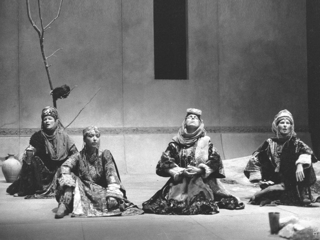 Olga Jirouskova (La servante Antebeia), Valérie Joly (Chrysothémis), Luciana Castellucci (La nourrice Anplea), Marie-Claude Vallez (La prêtresse Itys)